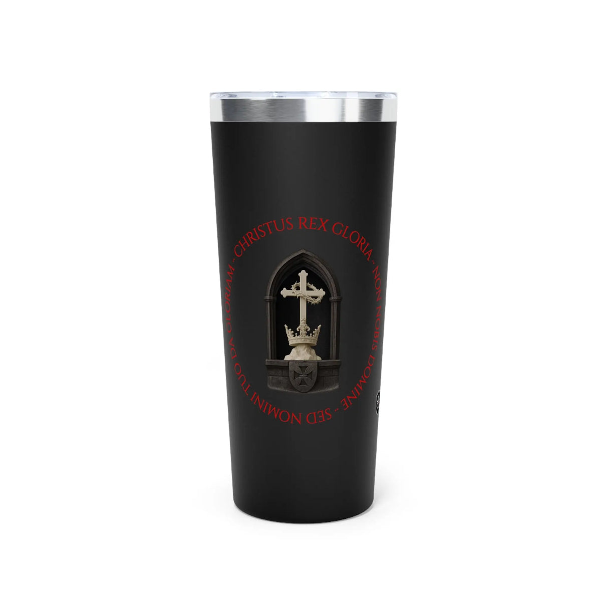 'Christus Rex Gloria' 22oz Copper Insulated Tumbler - Invictus Templar