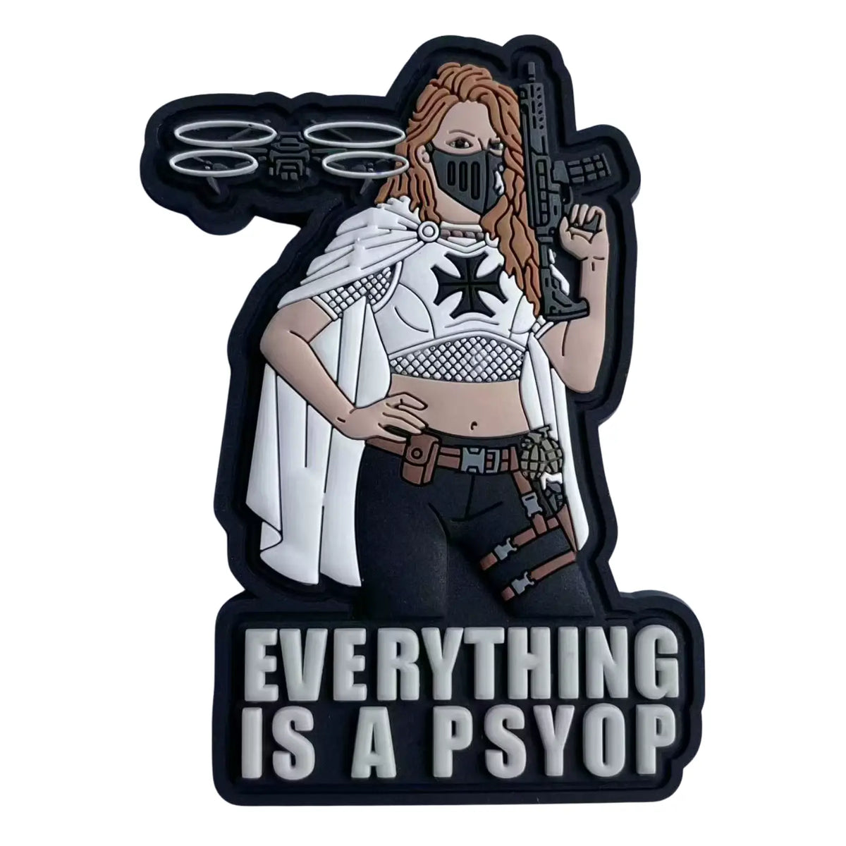 Everything is a PsyOp - Templar Honeypot Patch | Tactical PVC Patch Invictus Templar