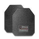Warden AR600 Lightweight Level III+ Steel Rifle Plates (Set of 2)