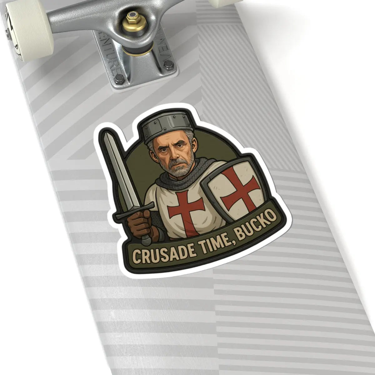 "Crusade Time, Bucko!" Vinyl Sticker - Invictus Templar
