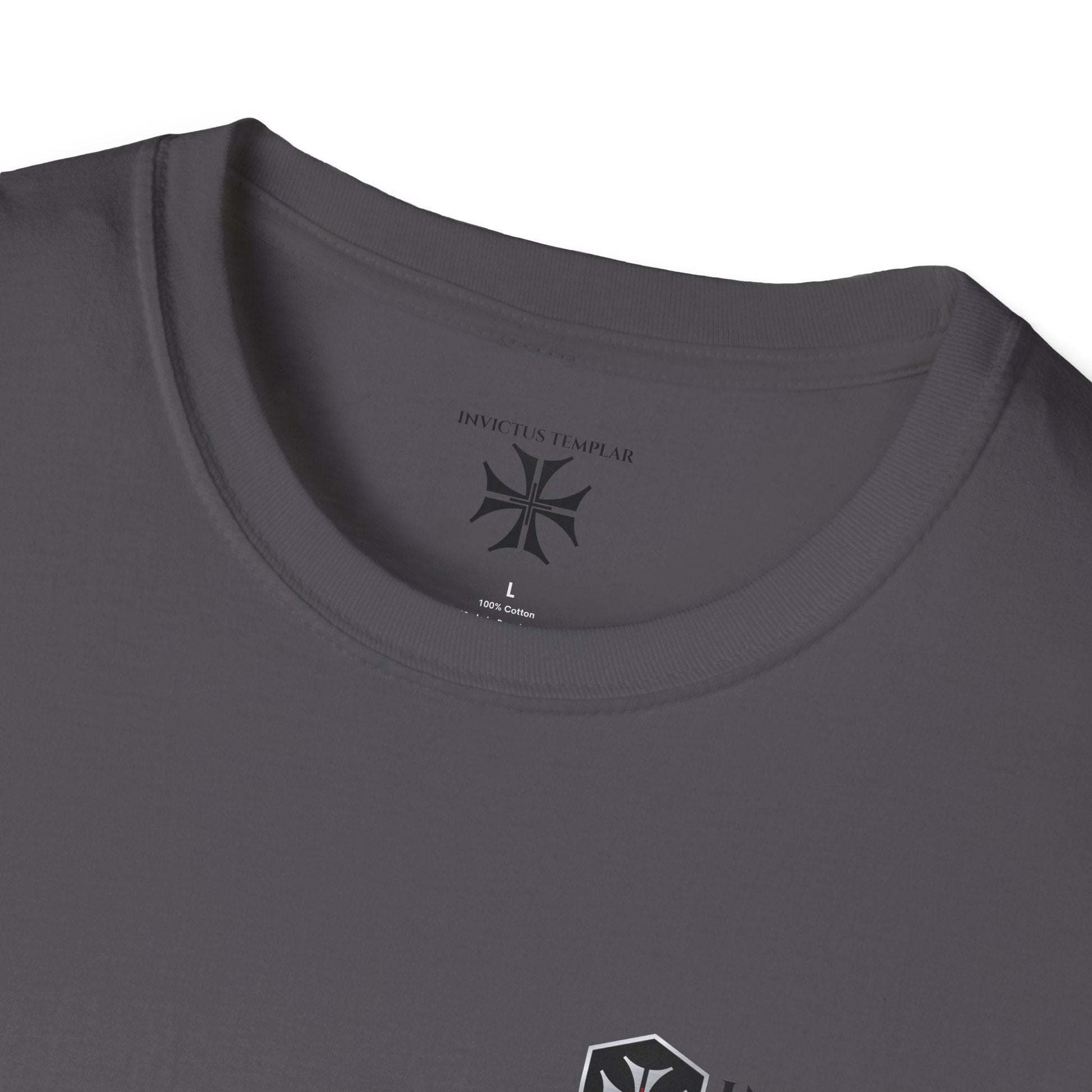 'Silence' Templar Knight Unisex Softstyle T-Shirt Invictus Templar