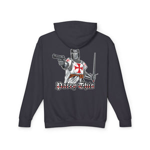 'Parry This' Templar Knight Unisex Lightweight Hooded Sweatshirt Invictus Templar