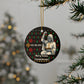 Merry Retake Constantinople! Ceramic Christmas Ornament Printify