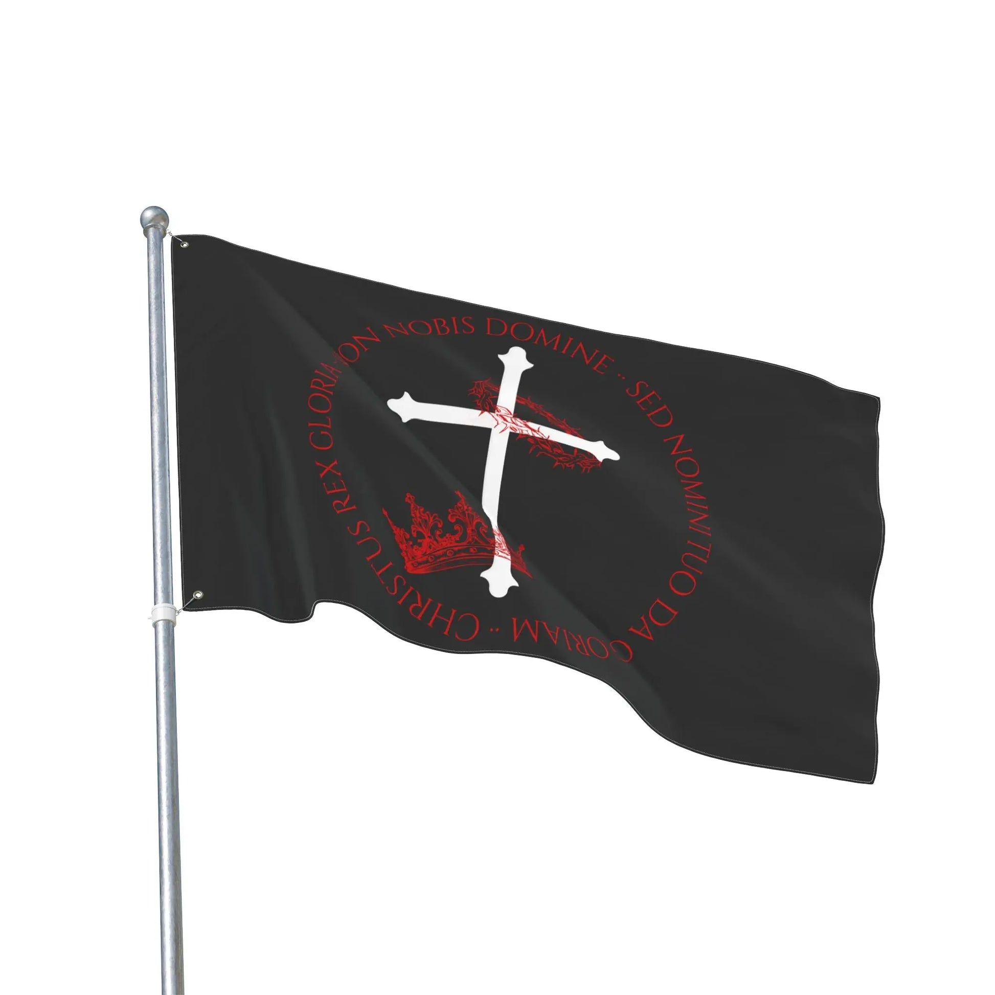Christ Is King Flag - Invictus Templar