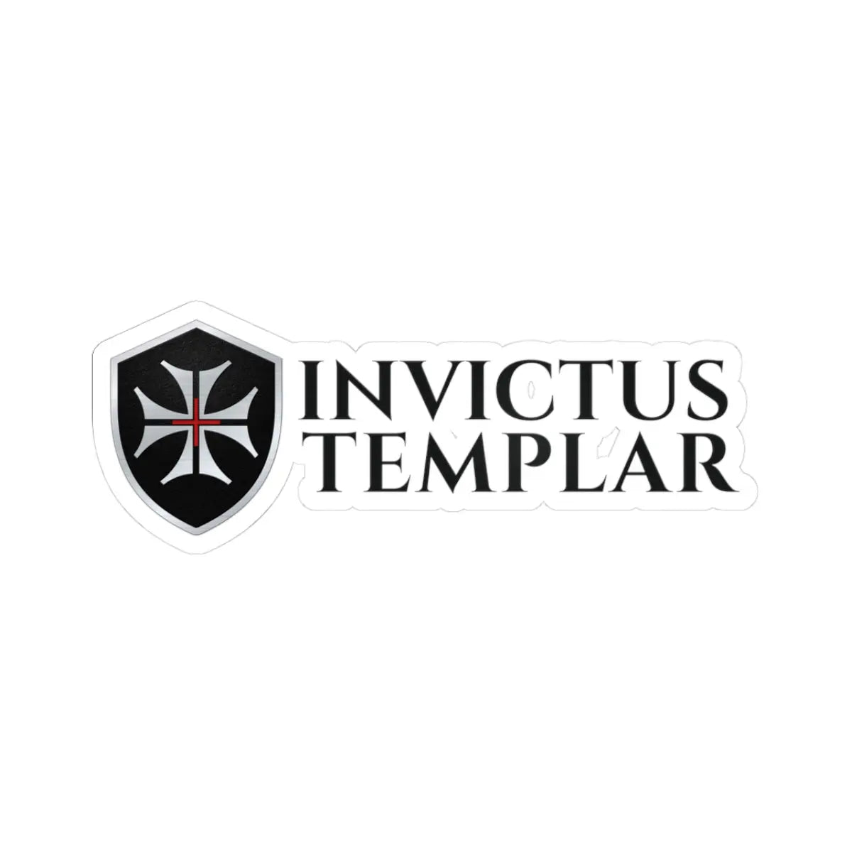 Invictus Templar Logo Vinyl Sticker