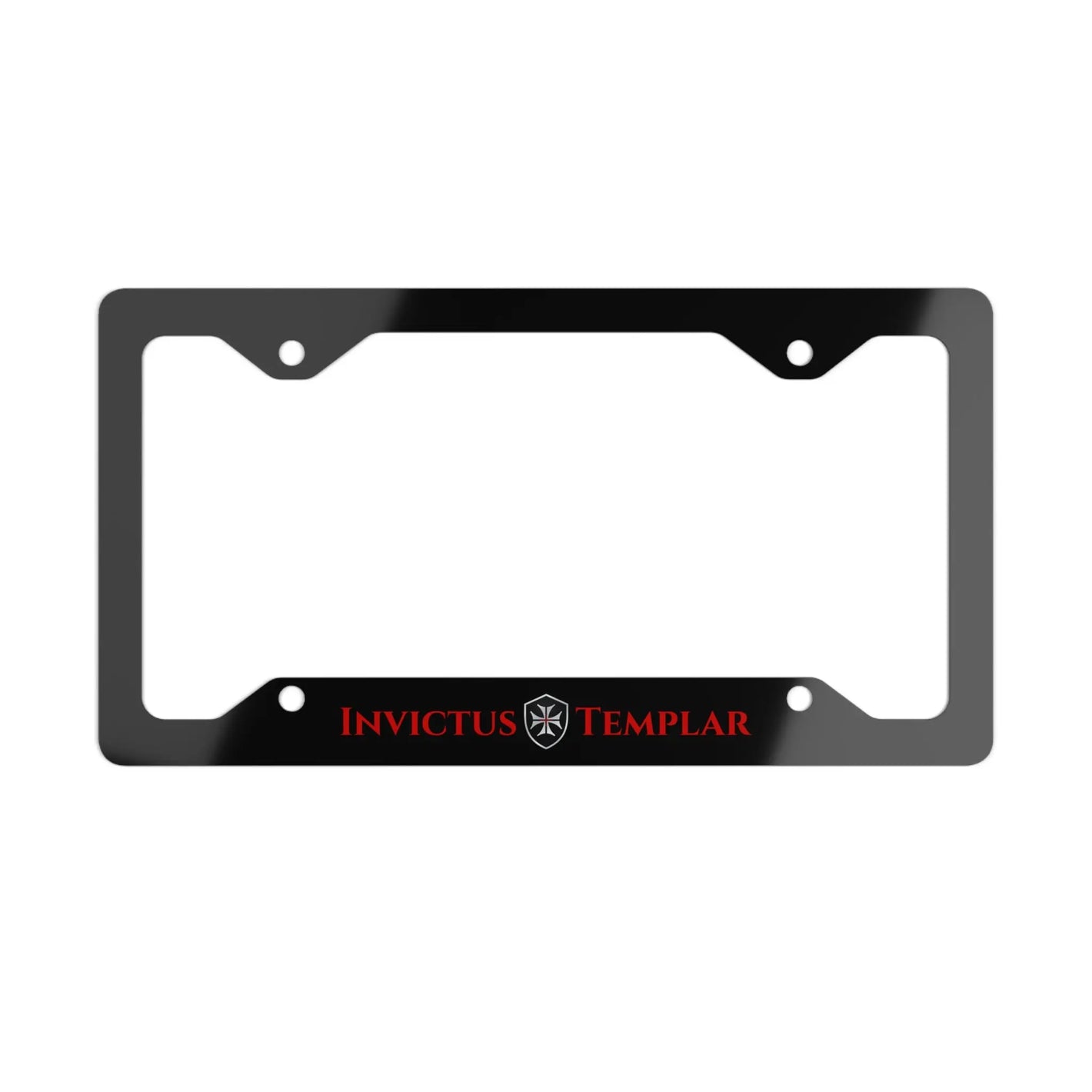 Invictus Templar License Plate Frame Invictus Templar