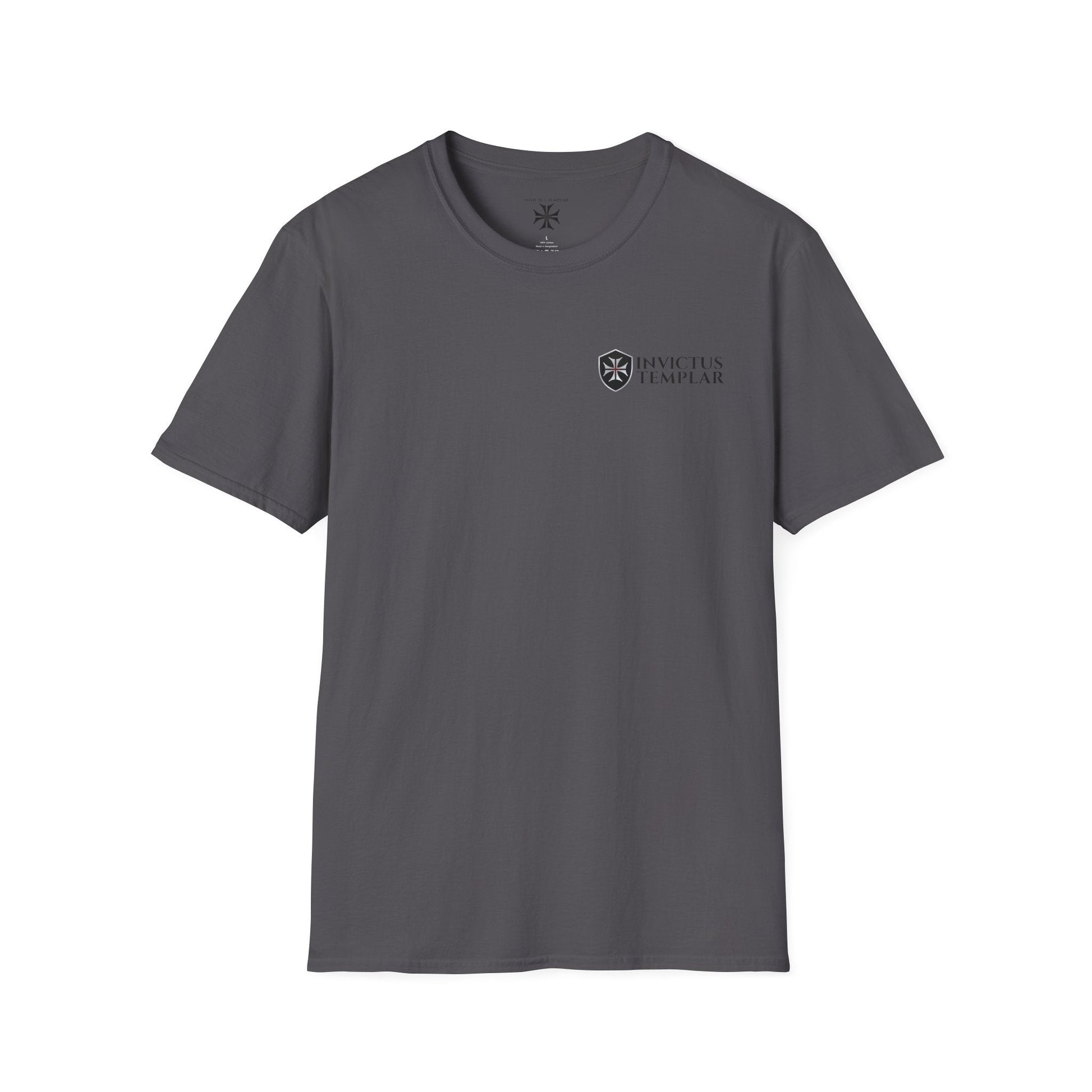 'Silence' Templar Knight Unisex Softstyle T-Shirt Invictus Templar