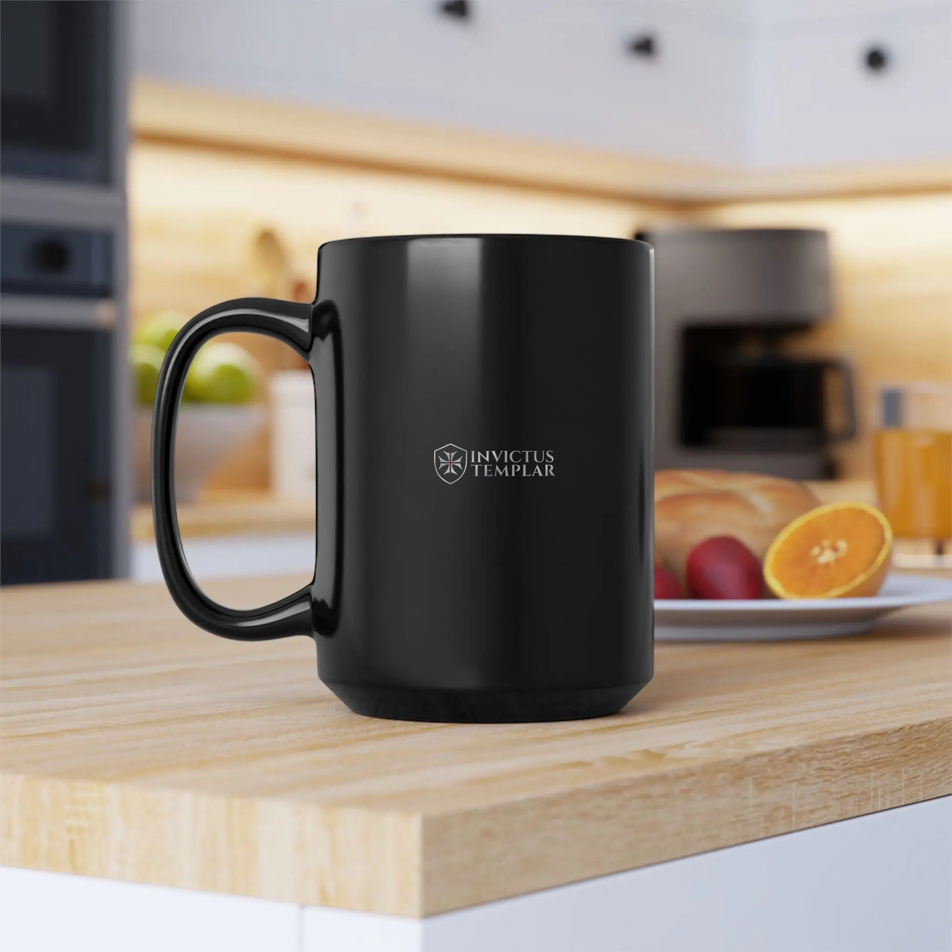 Ho-Ho-Ho, Heretic! 15oz Black Mug Printify