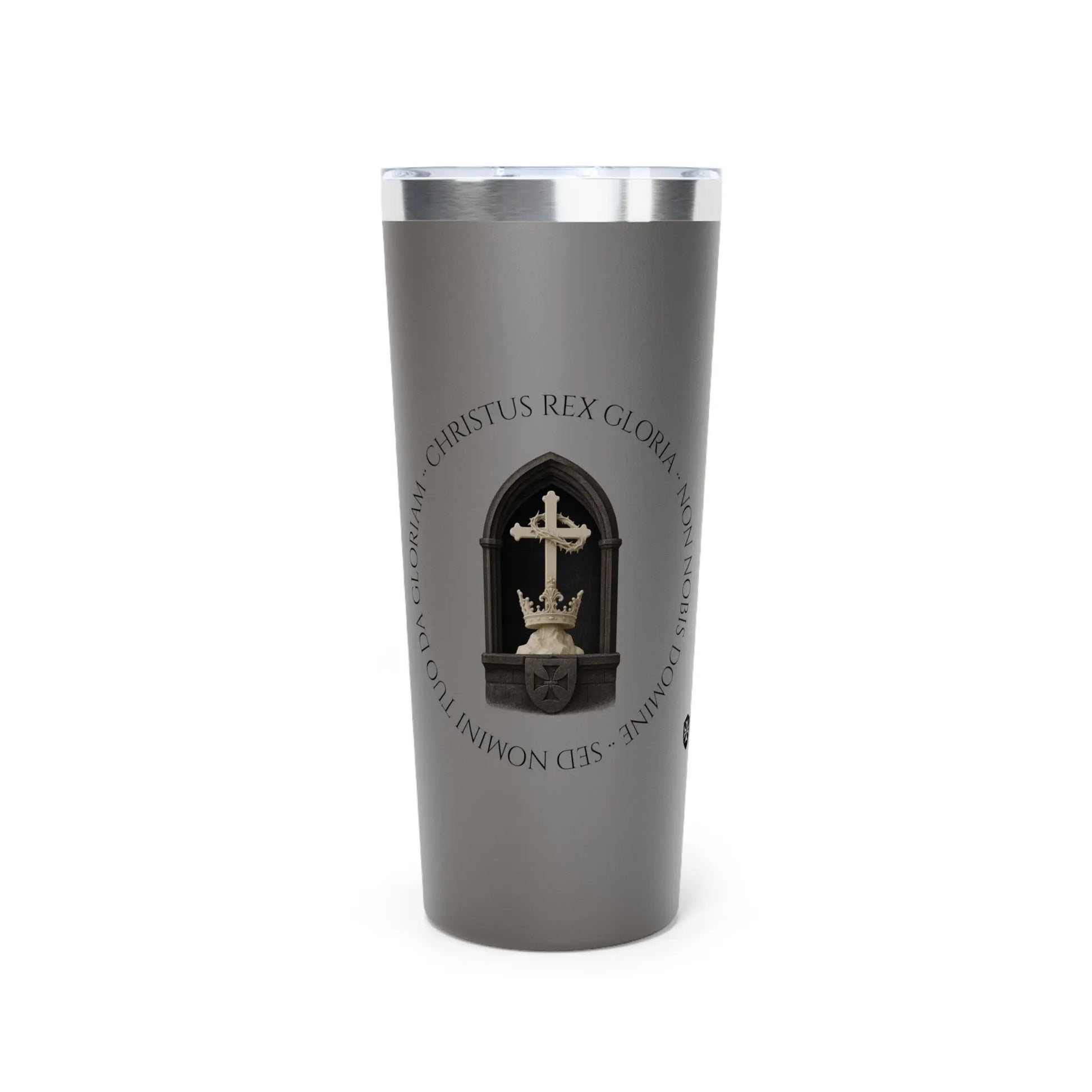 'Christus Rex Gloria' 22oz Copper Insulated Tumbler - Invictus Templar