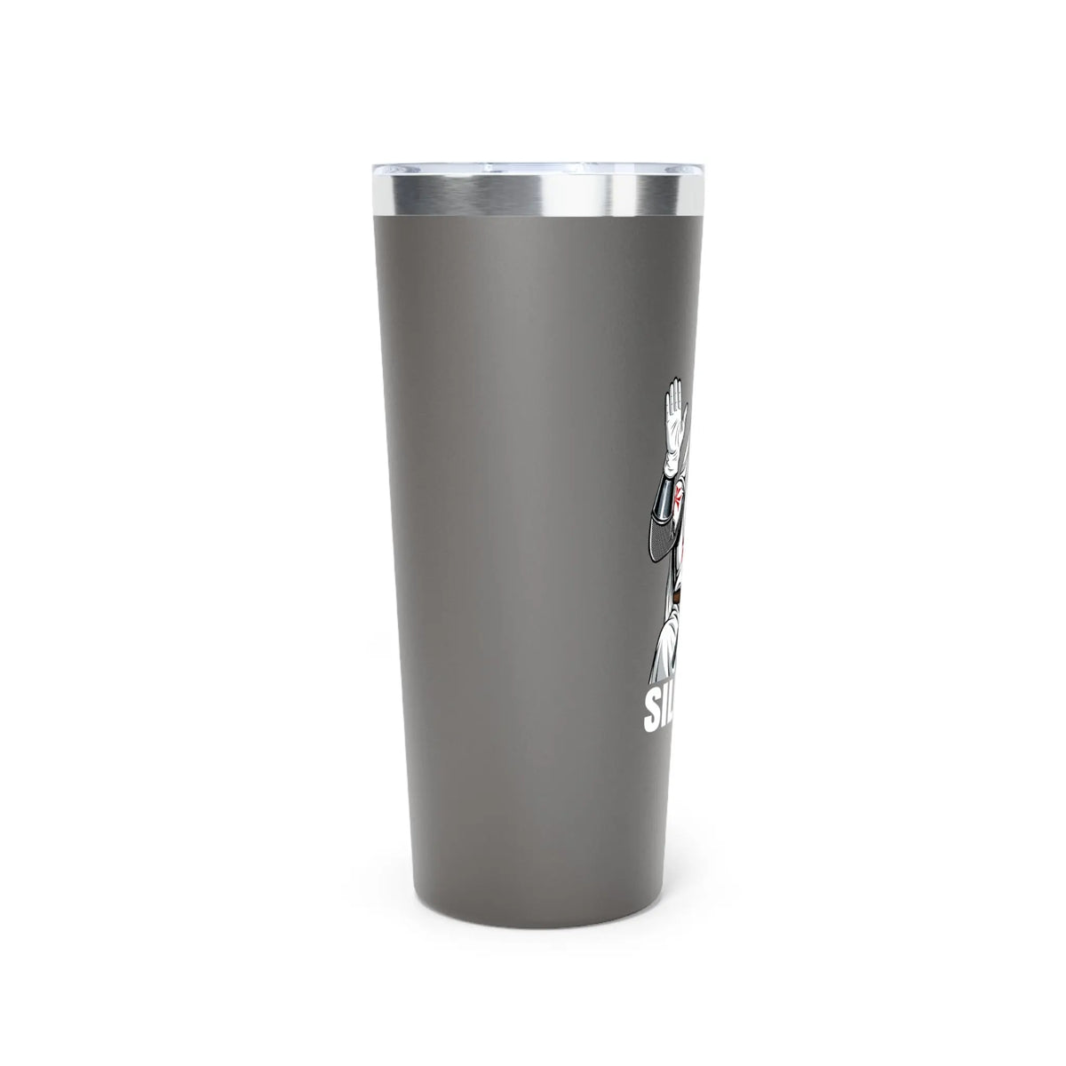 'Silence' Templar Knight 22oz Copper Insulated Tumbler Invictus Templar
