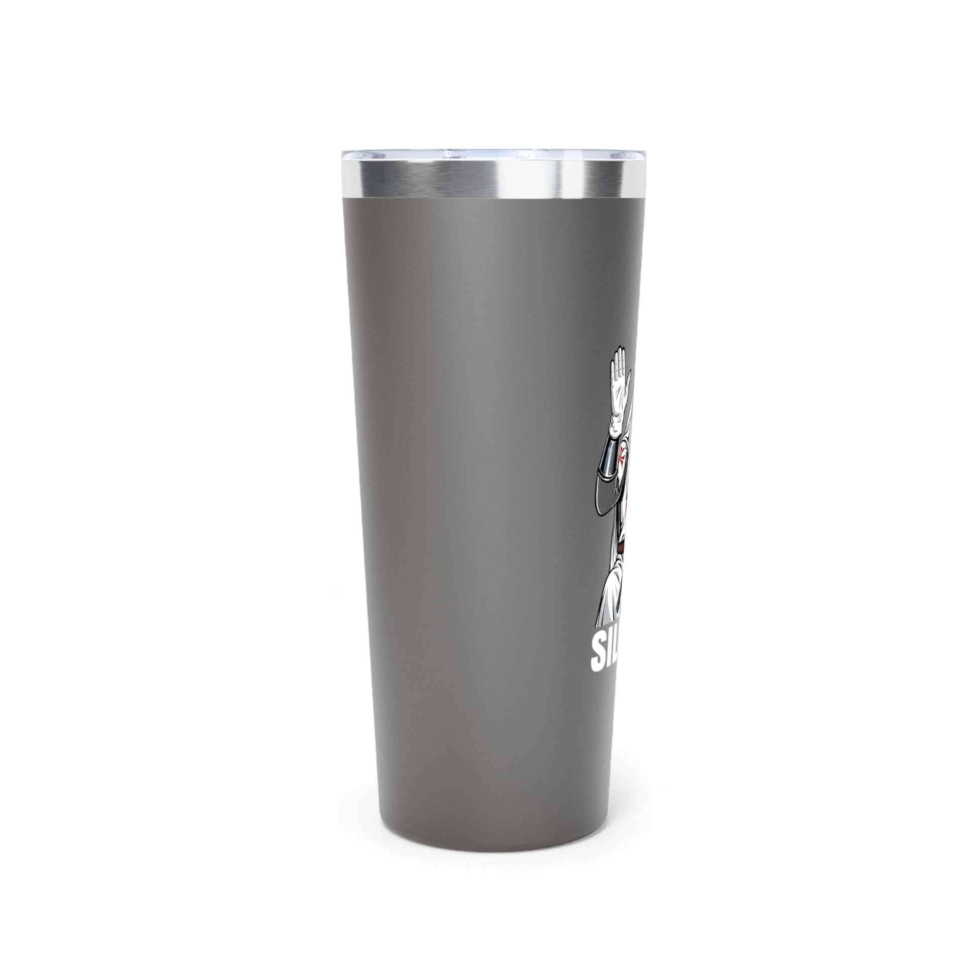 'Silence' Templar Knight 22oz Copper Insulated Tumbler Invictus Templar