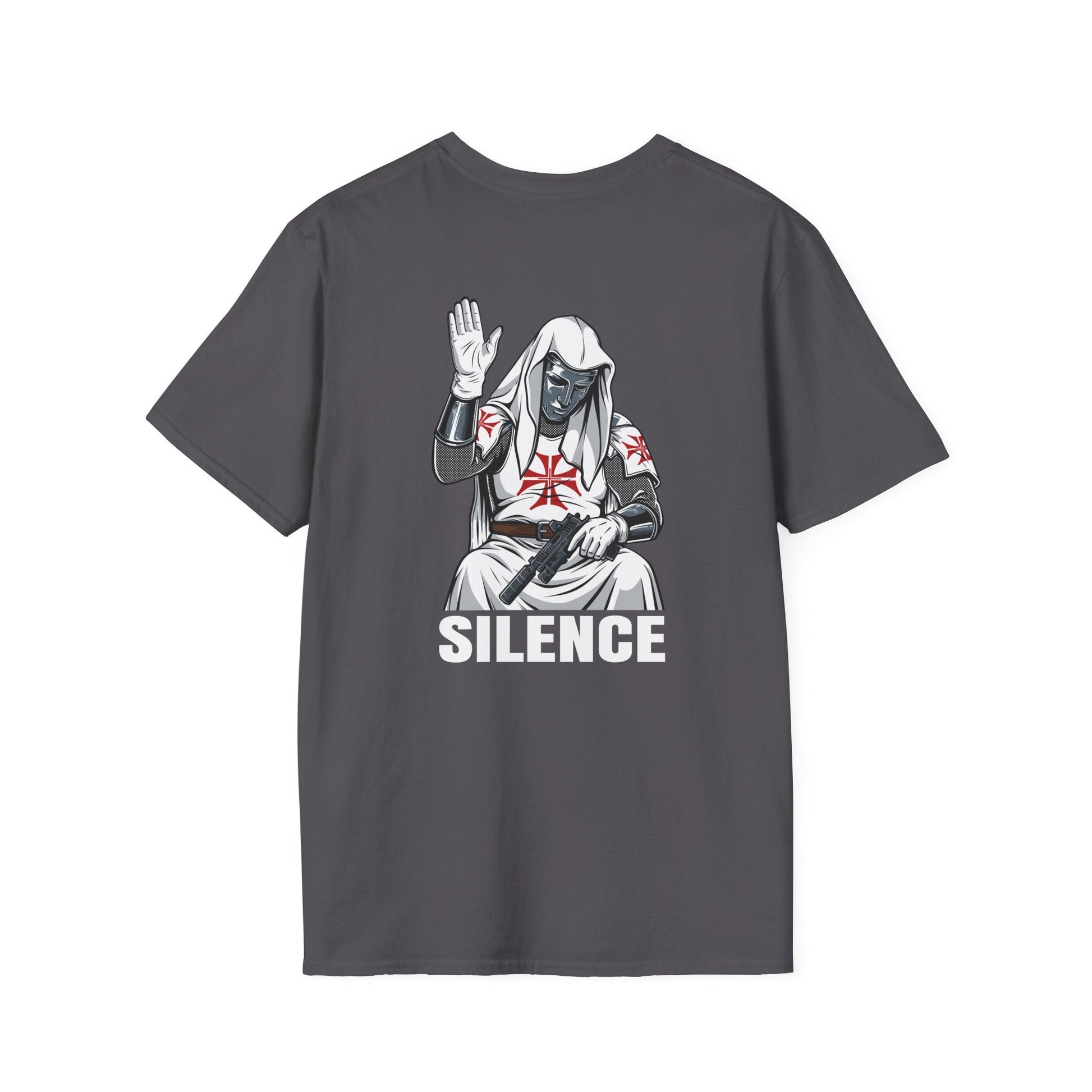 'Silence' Templar Knight Unisex Softstyle T-Shirt Invictus Templar
