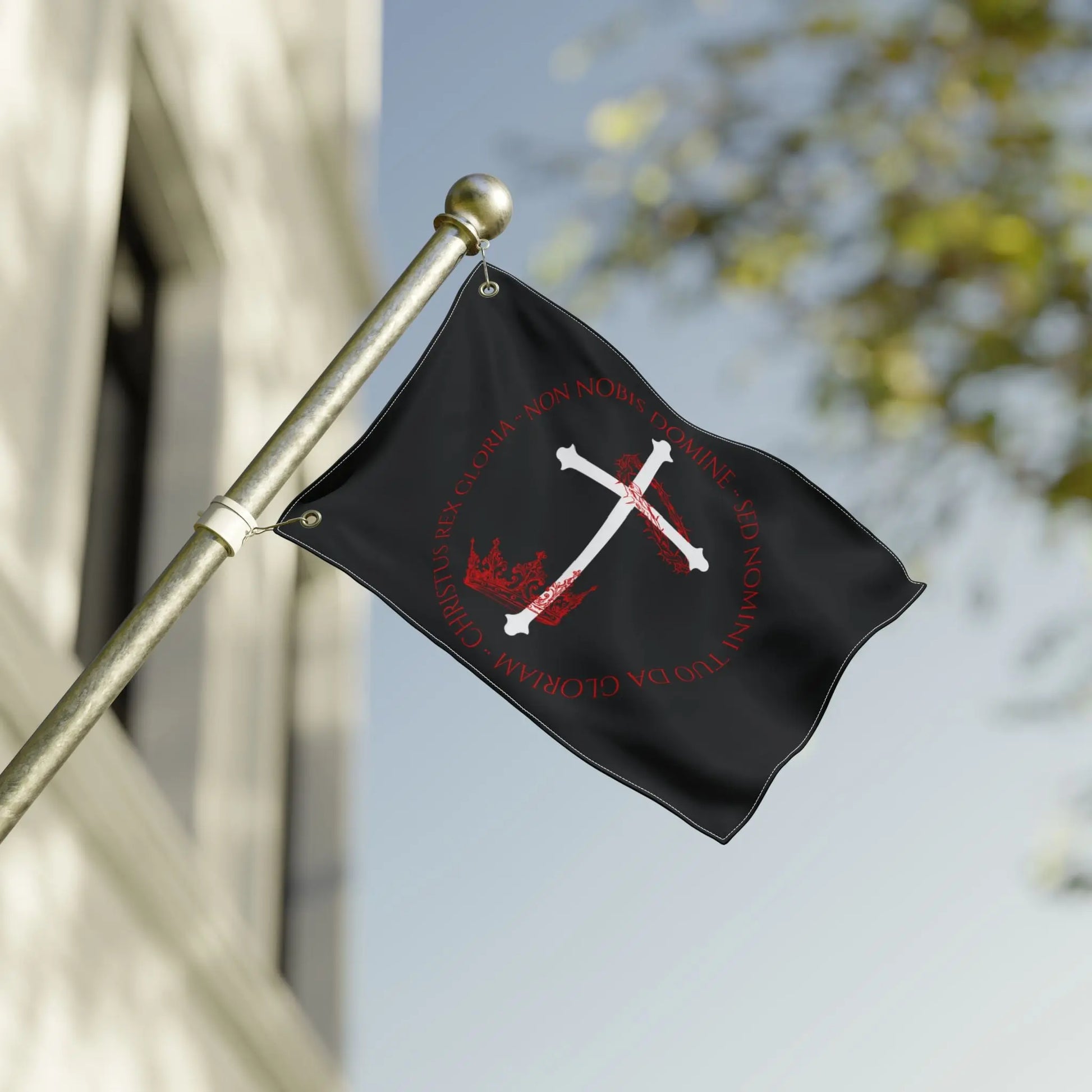Christ Is King Flag - Invictus Templar