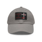 Christ Is King Leather Patch Dad Hat | Christian Dad Hat Invictus Templar