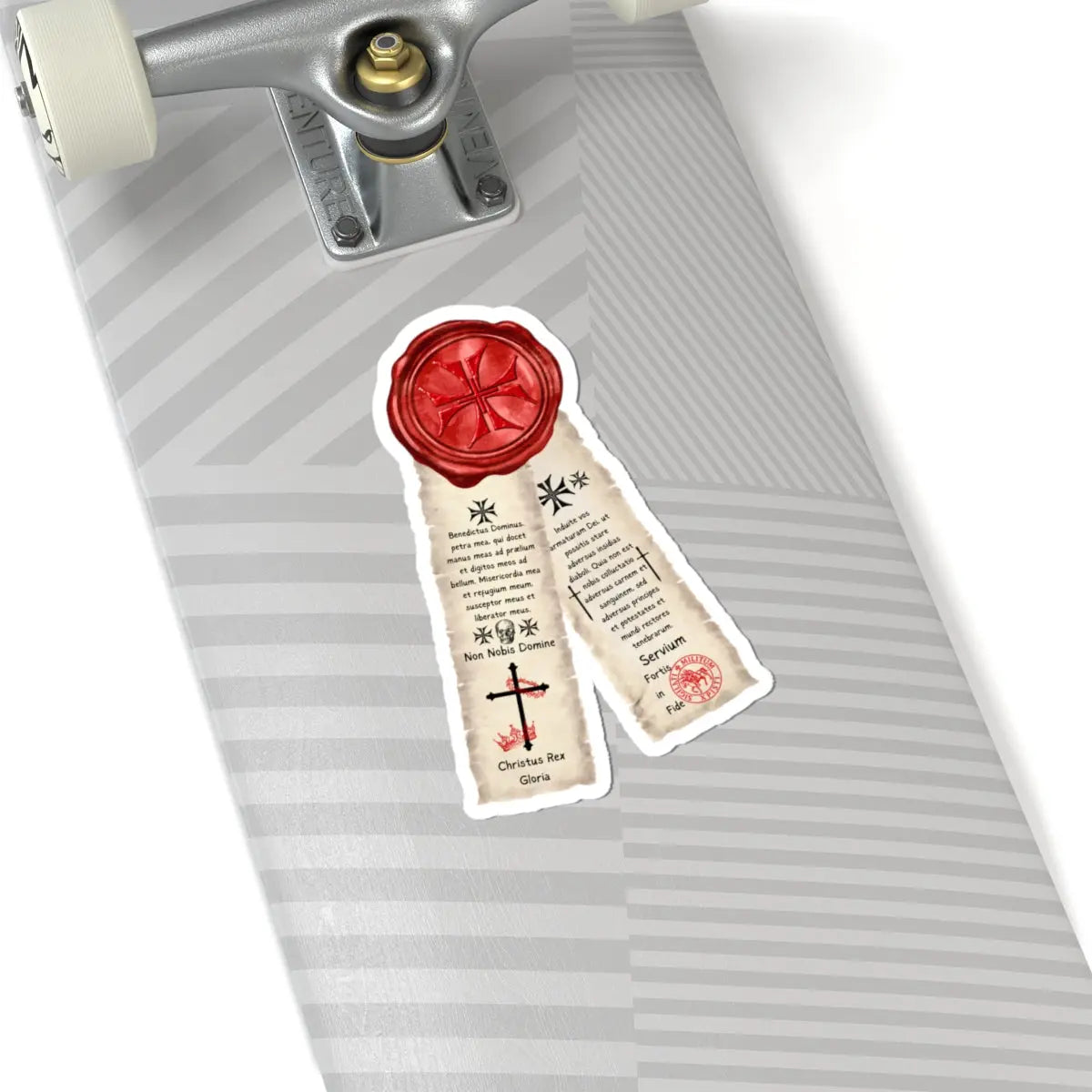 Templar Oath Seal Vinyl Sticker - Invictus Templar