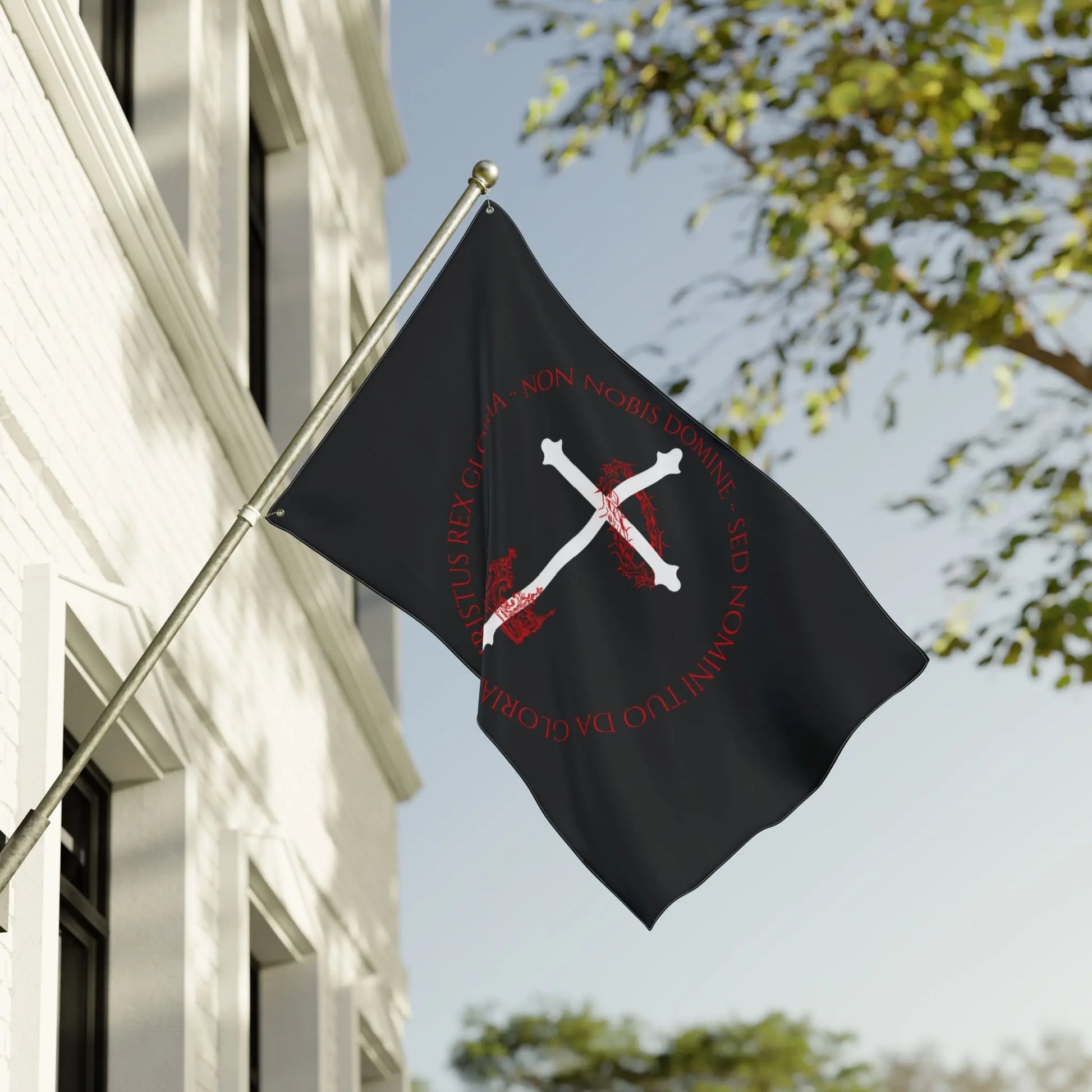 Christ Is King Flag - Invictus Templar