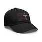 Christ Is King Leather Patch Dad Hat | Christian Dad Hat Invictus Templar