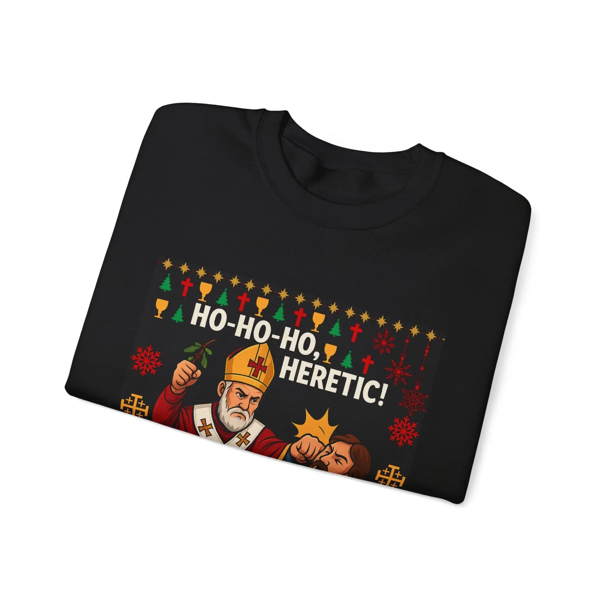 Saint Nicholas | Ho-Ho-Ho, Heretic! Ugly Christmas Sweater Invictus Templar
