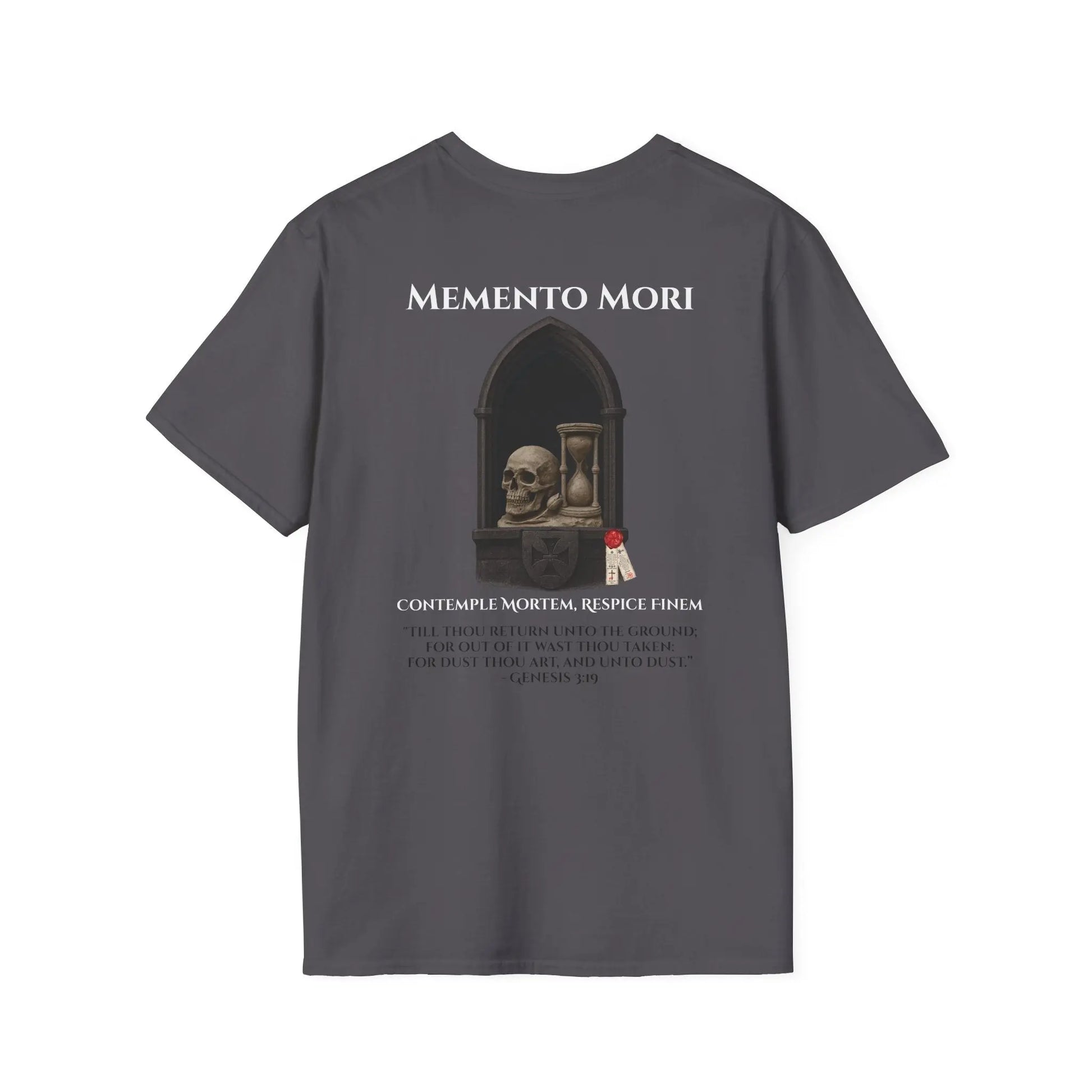 Memento Mori | Trad Christendom | Unisex Softstyle T‑Shirt - Invictus Templar