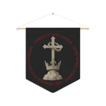 Christ Is King Wall Banner Pennant - Invictus Templar