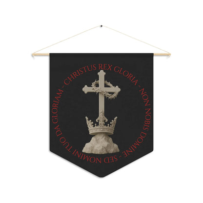 Christ Is King Wall Banner Pennant - Invictus Templar
