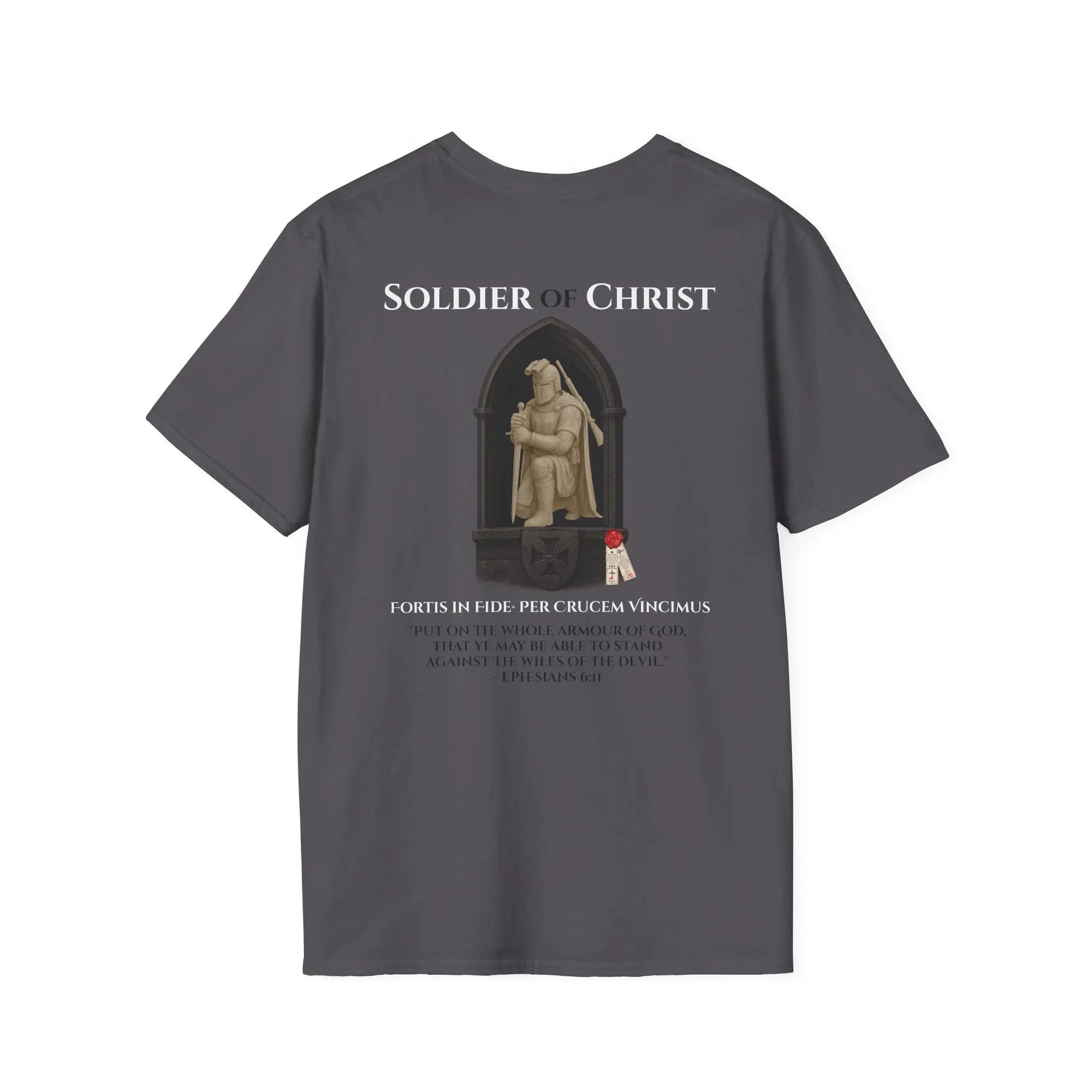 Soldier of Christ | Trad Christendom | Unisex Softstyle T‑Shirt - Invictus Templar