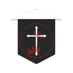 Christus Rex Gloria Wall Banner Pennant Invictus Templar