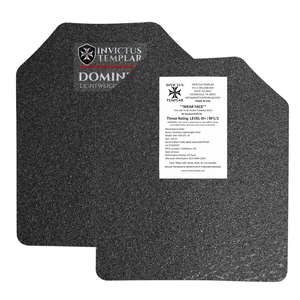 Dominus AR700 Lightweight Level RF1/RF2 Steel Rifle Plates (Set of 2)