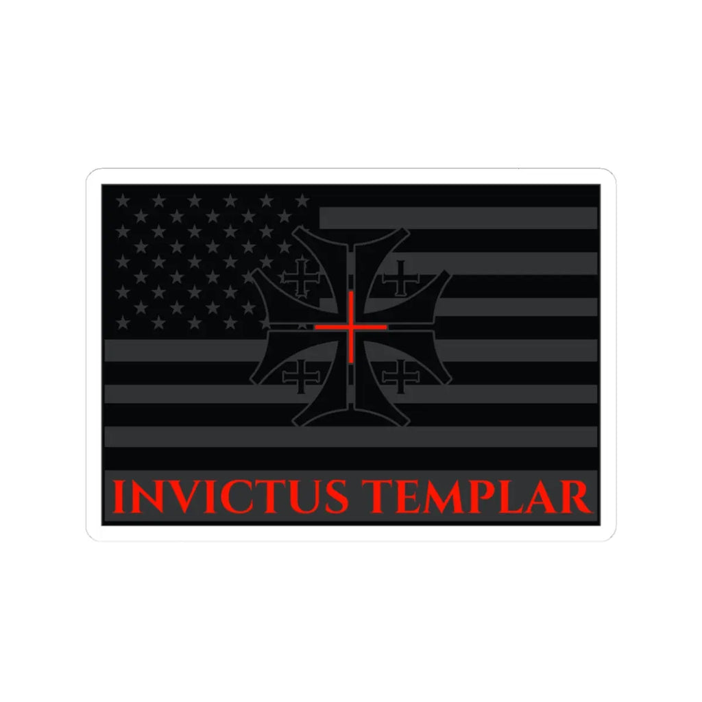 Invictus Templar Modern Crusader Vinyl Sticker