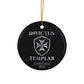 Merry Retake Constantinople! Ceramic Christmas Ornament Printify