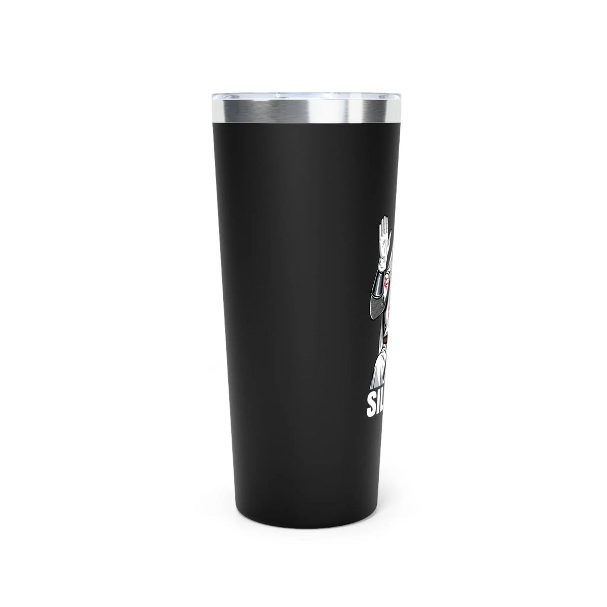 'Silence' Templar Knight 22oz Copper Insulated Tumbler Invictus Templar