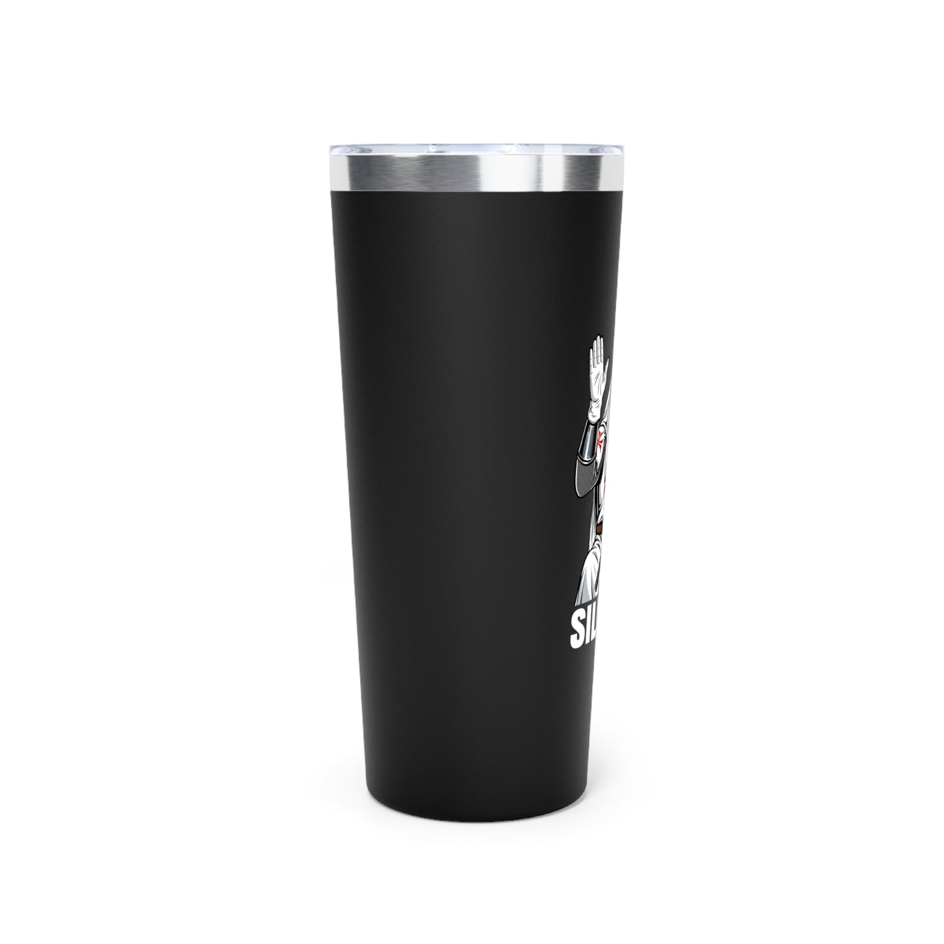 'Silence' Templar Knight 22oz Copper Insulated Tumbler Invictus Templar