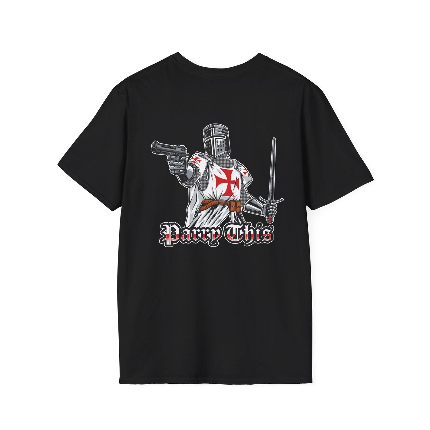 'Parry This' Templar Knight Unisex Softstyle T-Shirt Invictus Templar