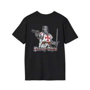 'Parry This' Templar Knight Unisex Softstyle T-Shirt Invictus Templar