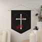 Christus Rex Gloria Wall Banner Pennant Invictus Templar