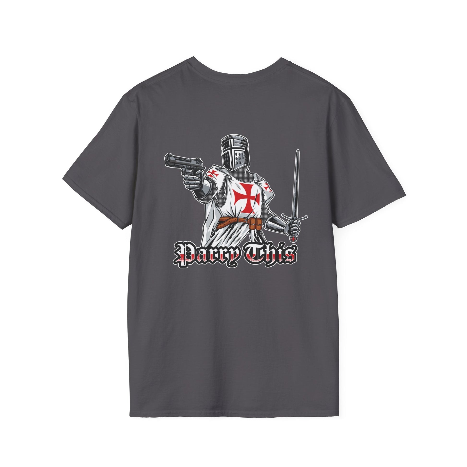 'Parry This' Templar Knight Unisex Softstyle T-Shirt Invictus Templar