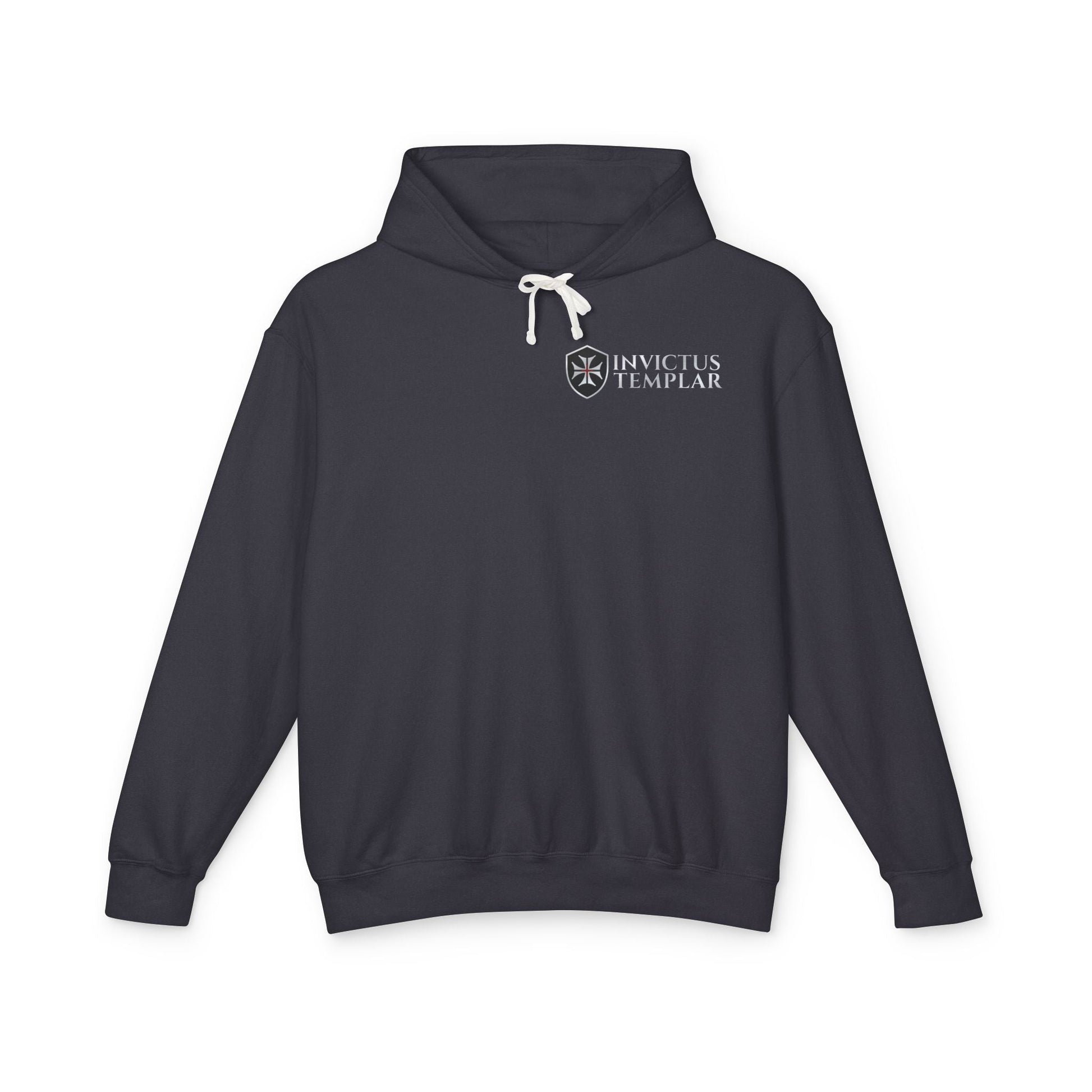 'Silence' Unisex Lightweight Hooded Sweatshirt Invictus Templar