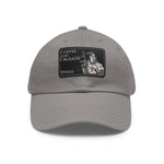 'Coffee and Crusade' Dad Hat with Leather Patch Invictus Templar
