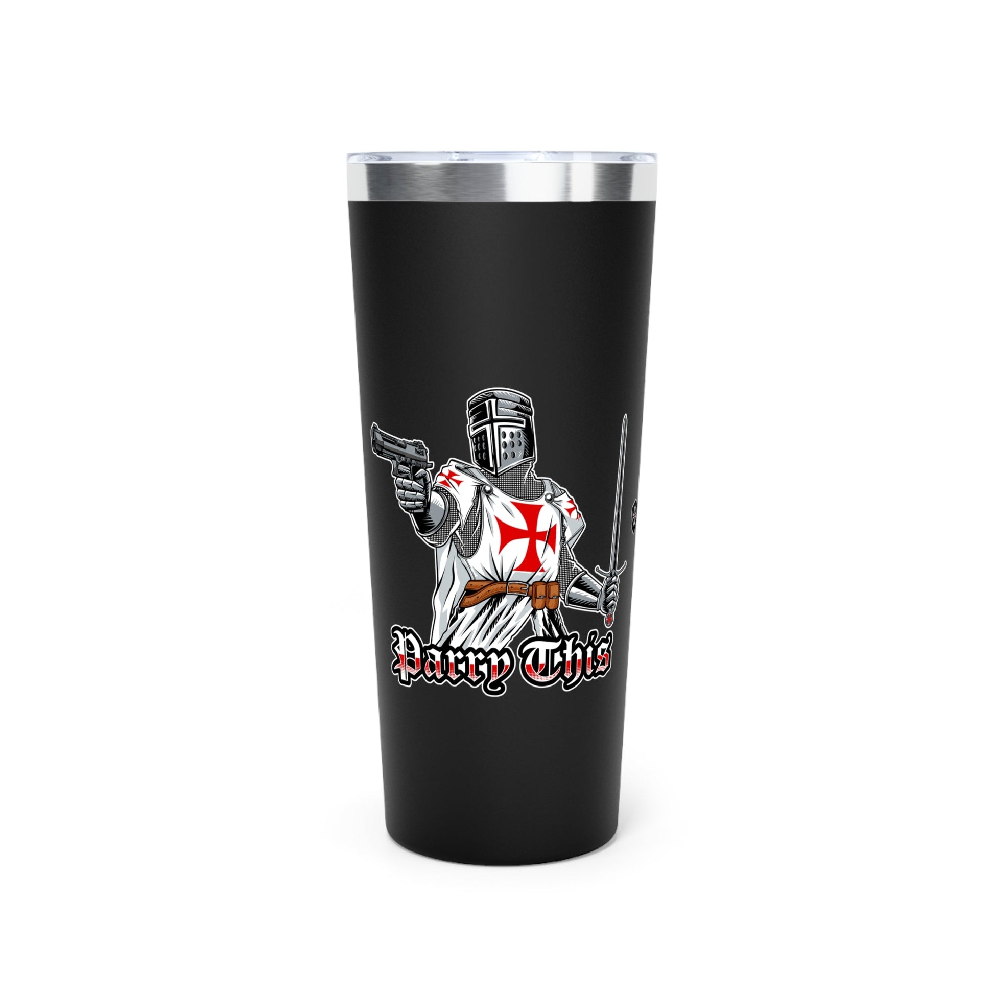'Parry This' Templar Knight 22oz Copper Insulated Tumbler Invictus Templar
