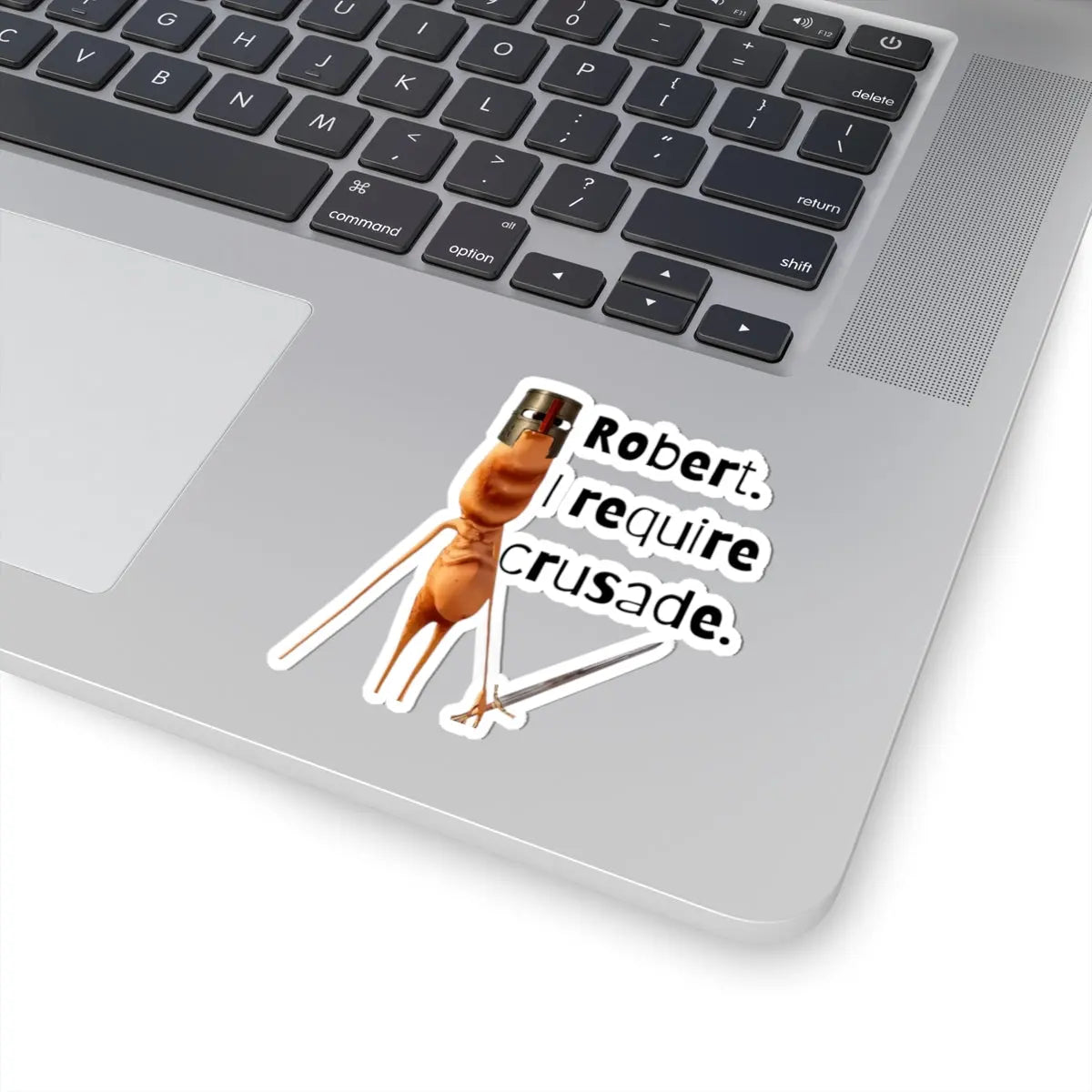 Marcus the Worm - "I Require Crusade" Vinyl Sticker - Invictus Templar