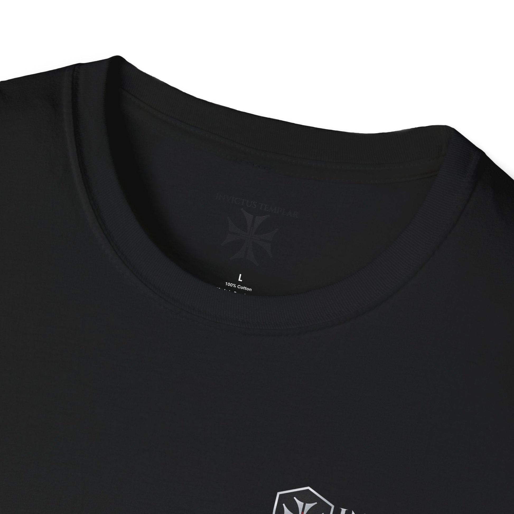 'Silence' Templar Knight Unisex Softstyle T-Shirt Invictus Templar