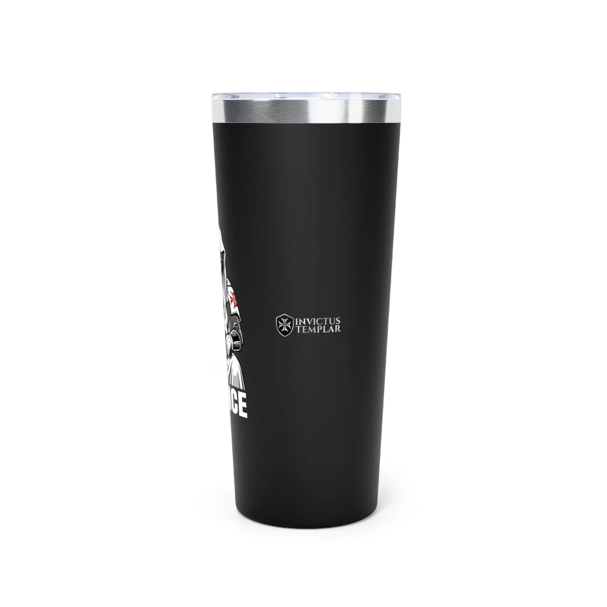 'Silence' Templar Knight 22oz Copper Insulated Tumbler Invictus Templar