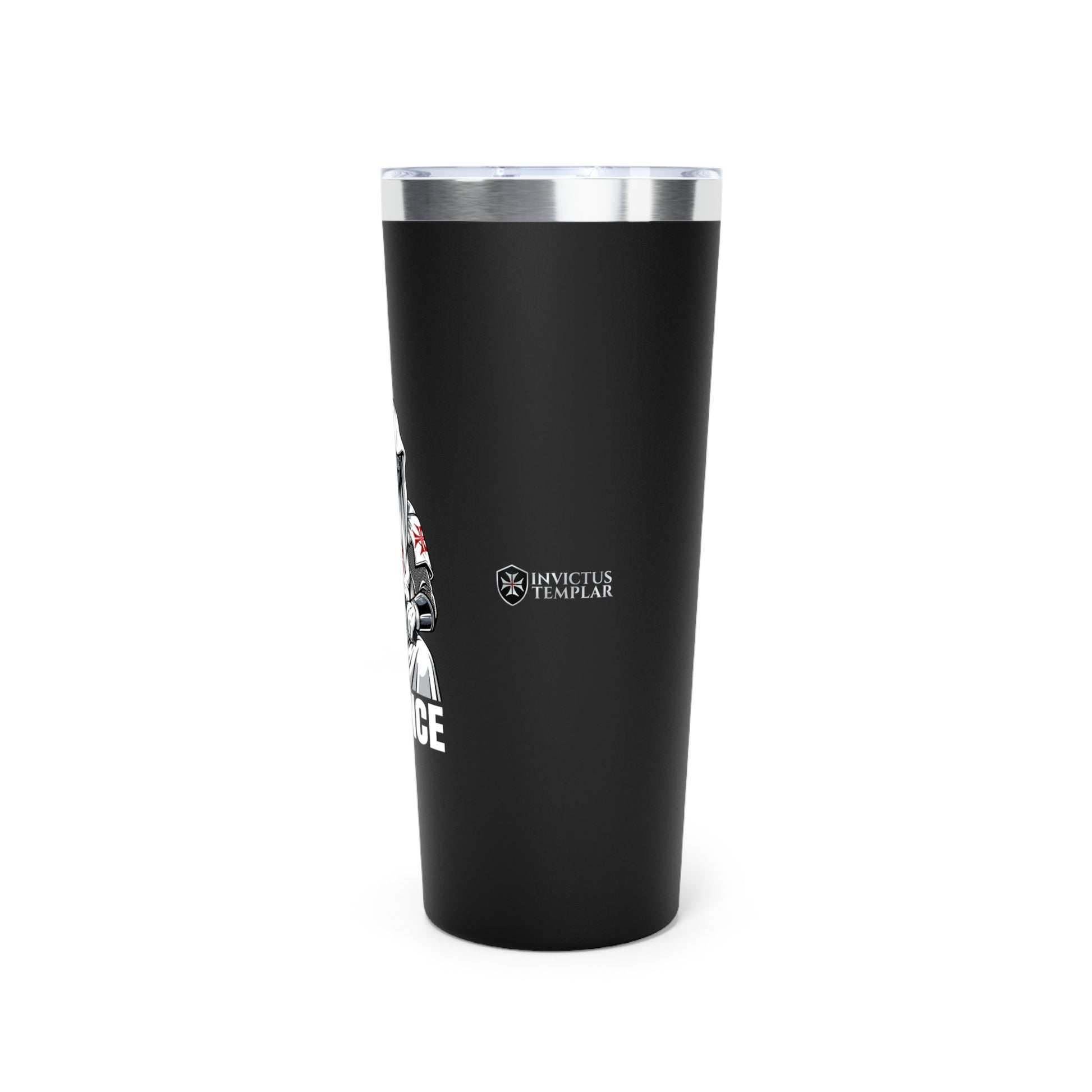 'Silence' Templar Knight 22oz Copper Insulated Tumbler Invictus Templar