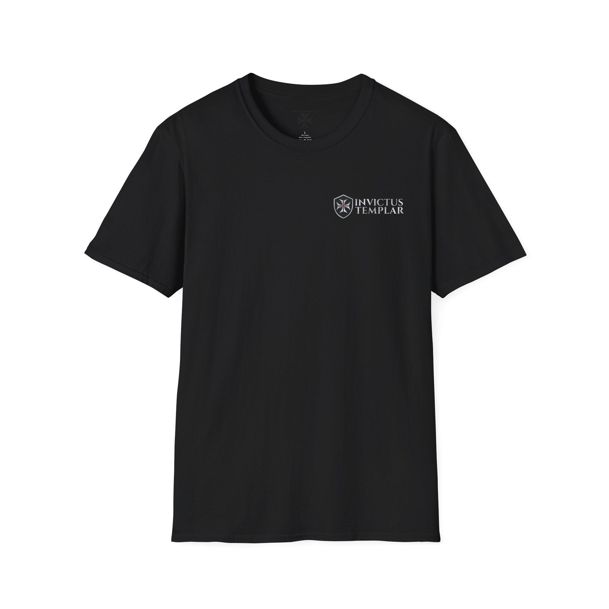 'Silence' Templar Knight Unisex Softstyle T-Shirt Invictus Templar