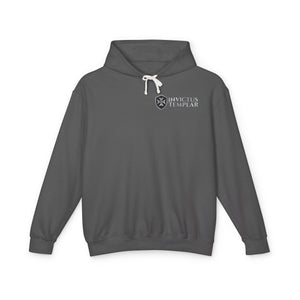 'Silence' Unisex Lightweight Hooded Sweatshirt Invictus Templar