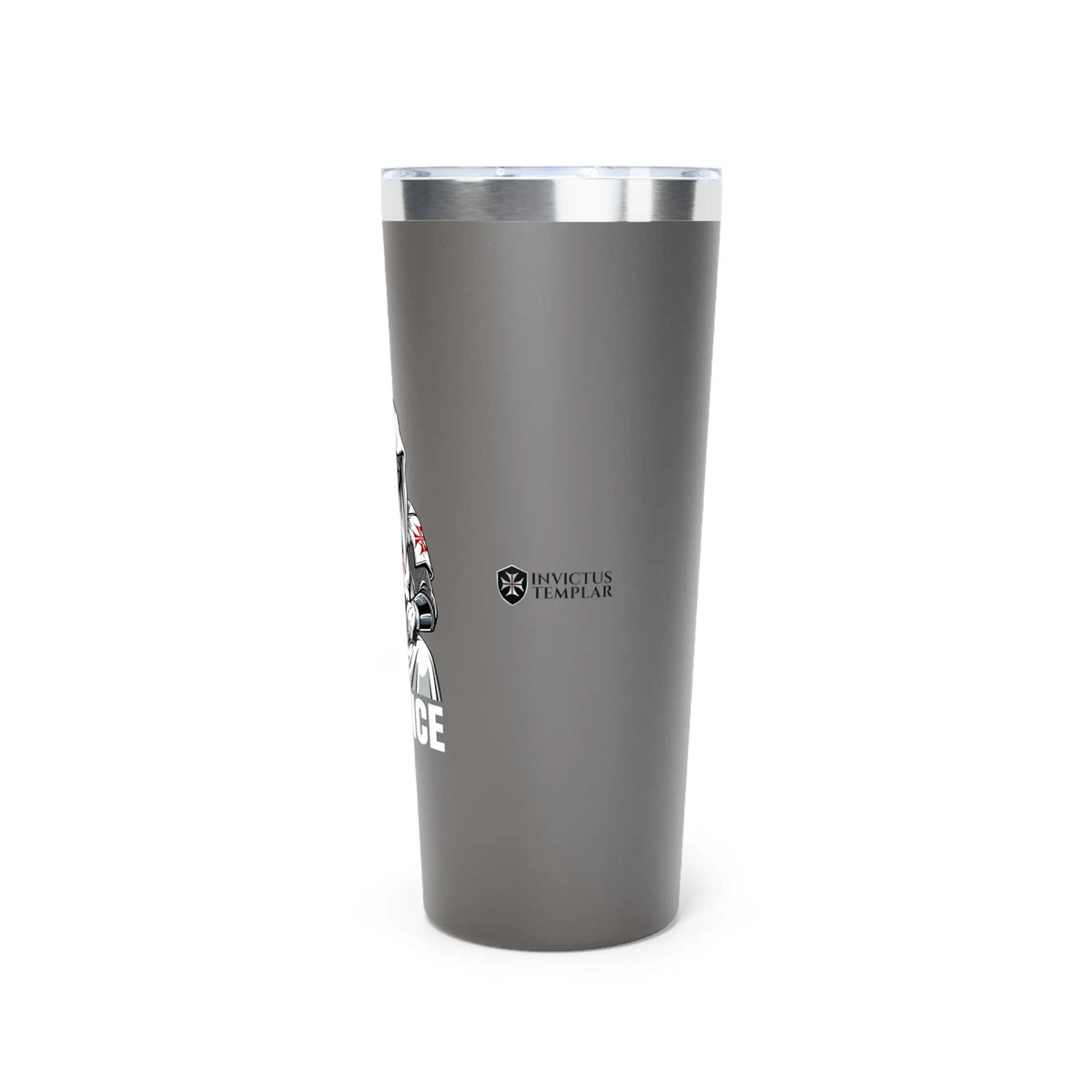 'Silence' Templar Knight 22oz Copper Insulated Tumbler Invictus Templar