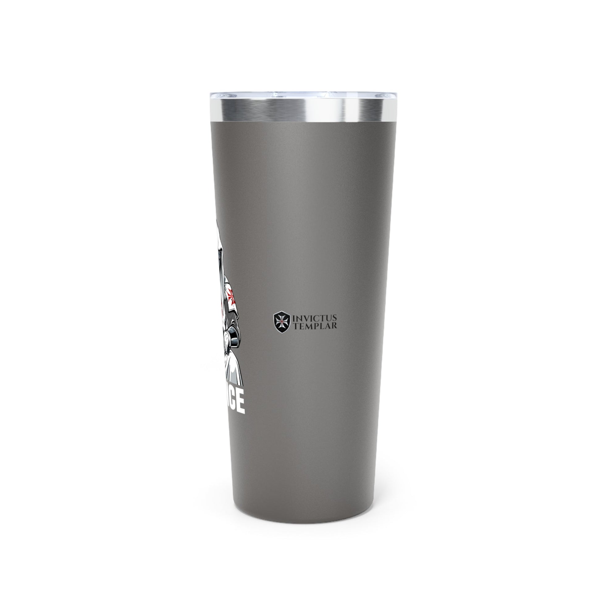 'Silence' Templar Knight 22oz Copper Insulated Tumbler Invictus Templar