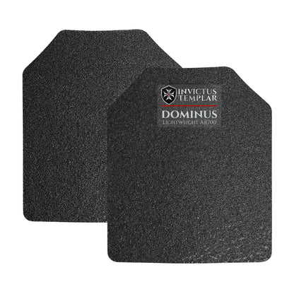 Dominus AR700 Lightweight Level RF1/RF2 Steel Rifle Plates (Set of 2) Invictus Templar