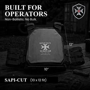 EVA Composite Armor Trauma Pads | Kinetic Impact Backers (Set of 2) Invictus Templar