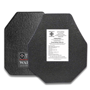 Warden AR600 Lightweight Level III+ Steel Rifle Plates (Set of 2)